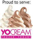 Proud to Serve Yo Cream Frozen Yogurt